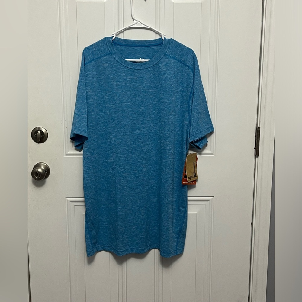 NWT Rugged Exposure Men’s Performance Stretch Fabric Tek Tee. XL. Regular Fit.